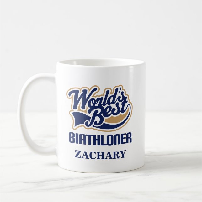 Biathloner Personalized Mug Gift (Left)