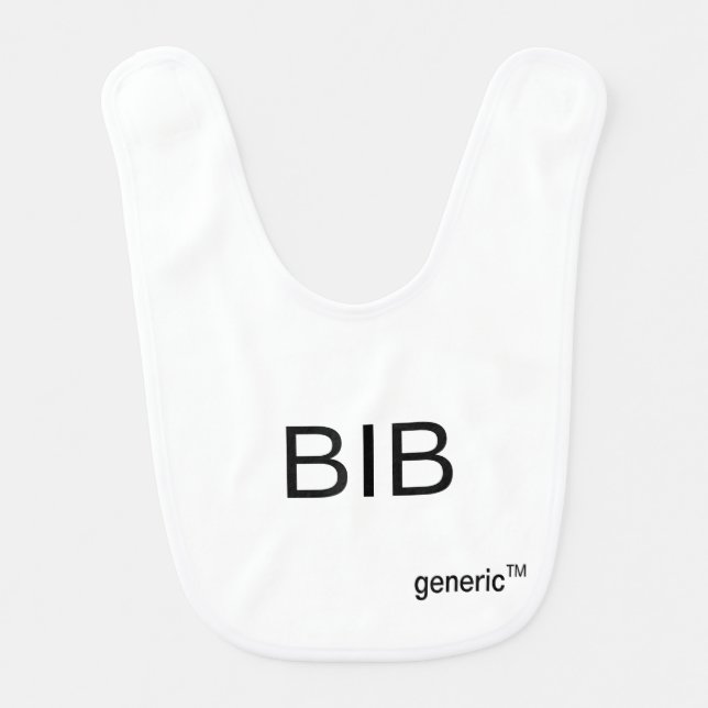 BIB baby bib by genericTM (Front)