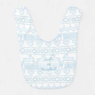 Bib Baby's Boy's "Hoppy Hanukkah" 1st Hanukkah