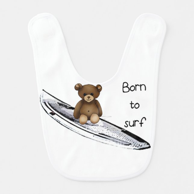 Bib “Born to surfing " (Front)