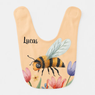 Bib for Baby Boy with Bee
