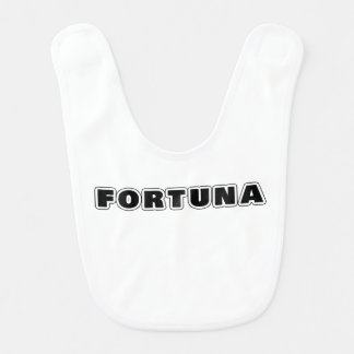 Bib with the word Fortuna on it
