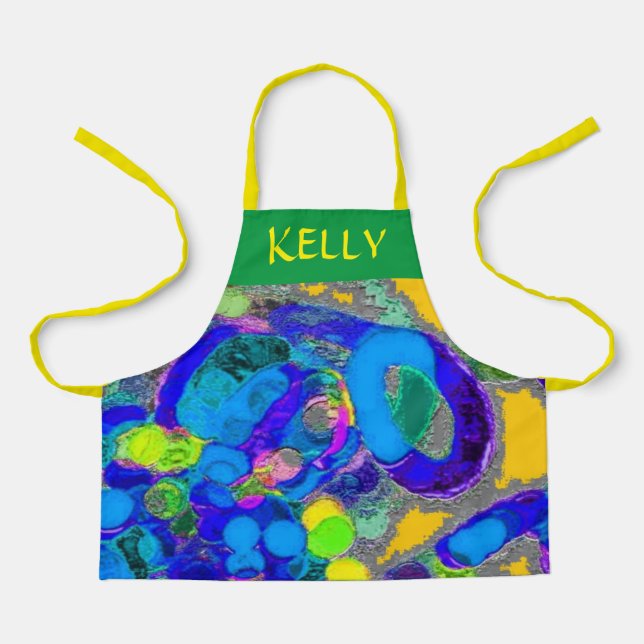 "Bibbledy, Bobbledy, Boo" Kids All-Over Print Apron (Front)