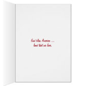 Bible and daisy on American flag (Inside (Right))