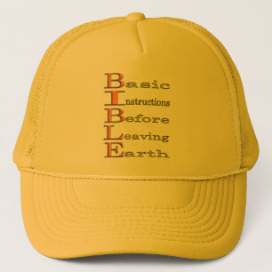 Bible- Basic Instructions Trucker Hat