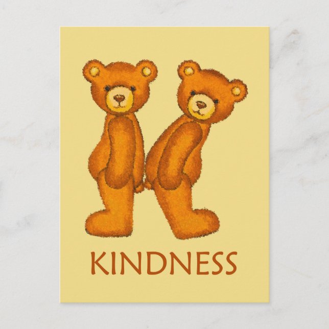 Bible Bears ~ Kindness Scripture Postcard (Front)