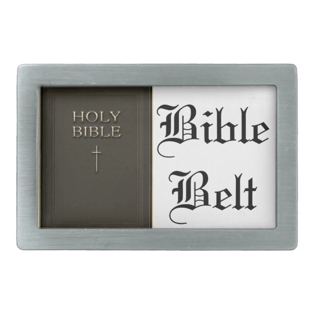 Bible Belt Belt Buckle (Front)