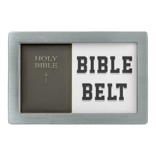 Bible Belt Christian belt buckle