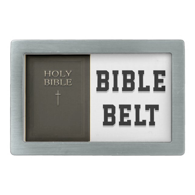 Bible Belt Christian belt buckle (Front)