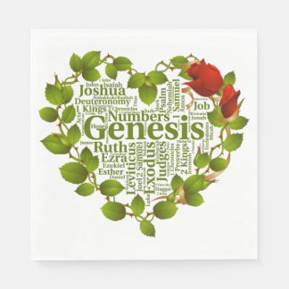 Bible Books Napkins