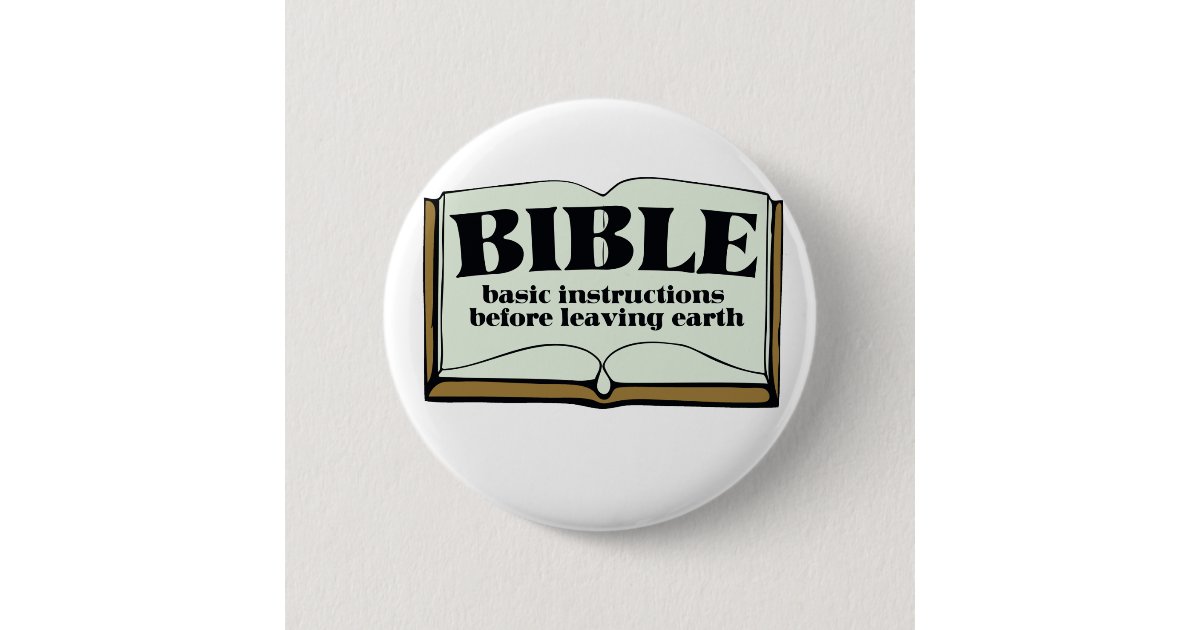 BIBLE BUTTON | Zazzle