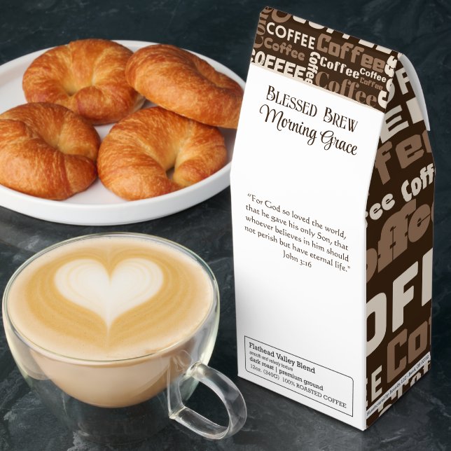 Bible Christian Customized Custom Scripture Roasted Coffee (Breakfast)