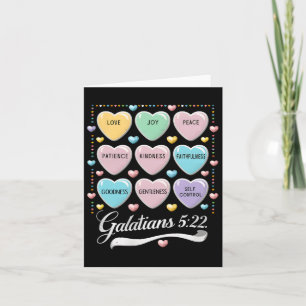 Bible Christian Valentine Galatians 5 22 Conversat Card