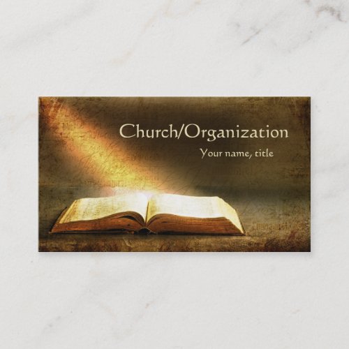Bible_Christianity_Religious Business Card