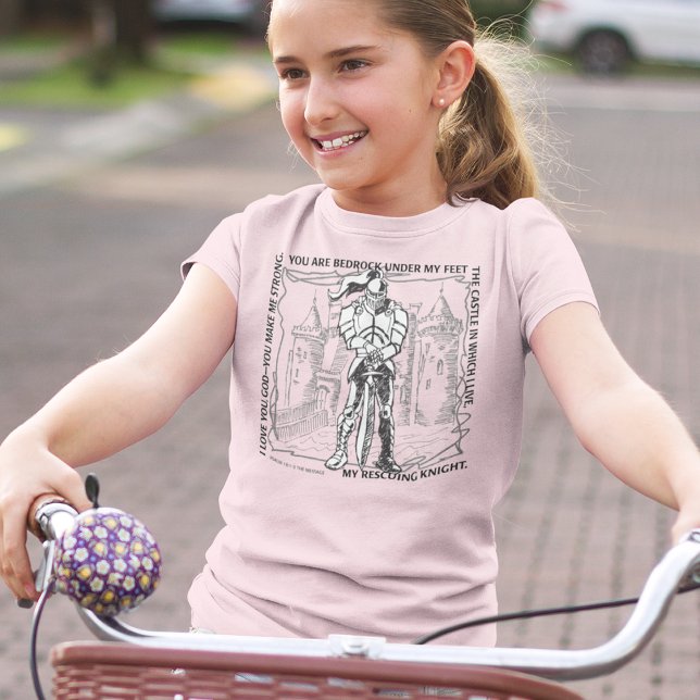 BIBLE CINDERELLA BEDROCK, CASTLE, RESCUING KNIGHT  T-Shirt (Creator Uploaded)
