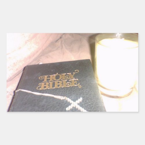 Bible Cross Candle Stickers