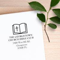 Bible Custom Elegant Return Address