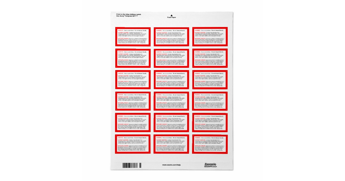 Bible Disclaimer Stickers | Zazzle