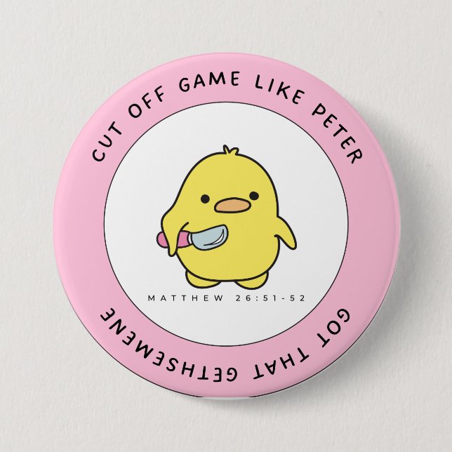 Bible Duckie Button (Front)