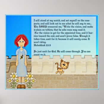 Bible Encouragement Scripture Quote Poster by dickens52 at Zazzle