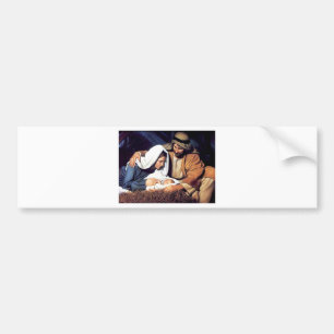 bible faith Jesus Christ inspirational pray prayer Bumper Sticker