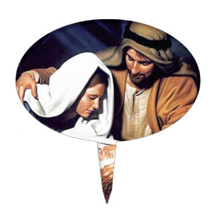 bible faith Jesus Christ inspirational pray prayer Cake Topper