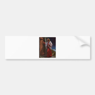bible faith Jesus Christ vintage old painting Bumper Sticker