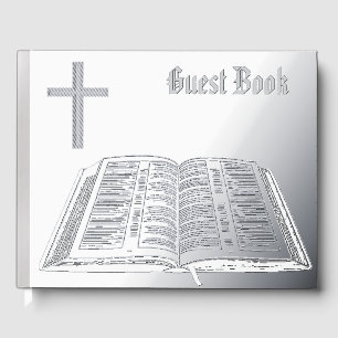 Bible Foil Guest Book