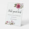 Bible Guest Book Burgundy Floral Wedding