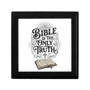 Bible Is The Only Truth Christian T-Shirt Gift Box