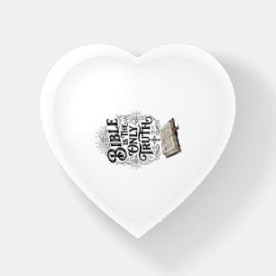 Bible Is The Only Truth Christian T-Shirt Paperweight