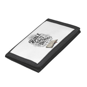 Bible Is The Only Truth Christian T-Shirt Trifold Wallet
