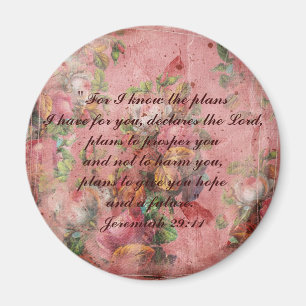 Bible Jeremiah 29:11 magnet