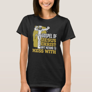 Bible Jesus Christ Religious Pastor Christian Beli T-Shirt