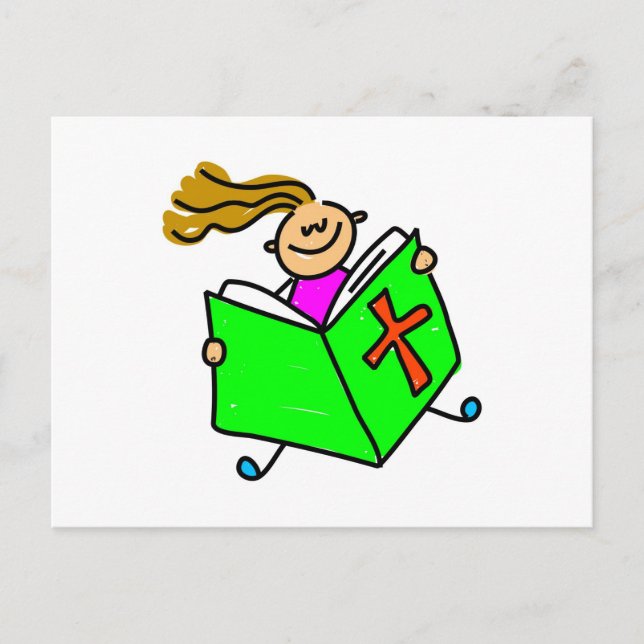 Bible Kid Postcard (Front)