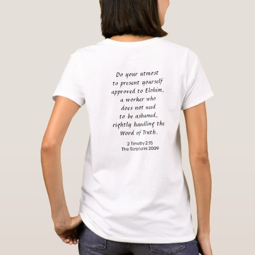 BIBLE LITERACY MATTERS_ V2 Womens Jersey T_Shirt