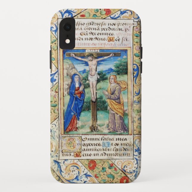bible manuscript religious iphone case (Back)