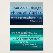 Bible Memory Verse Cards (Front & Back)