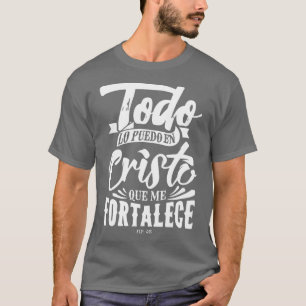 Bible Message Christian God in Spanish T-Shirt