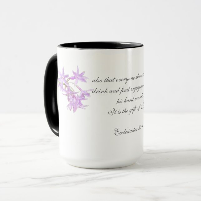 BIble Messages Mug (Front Left)