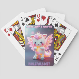 Bible Pals #1 - Nini - God is Love 1 John 4:8 Poker Cards
