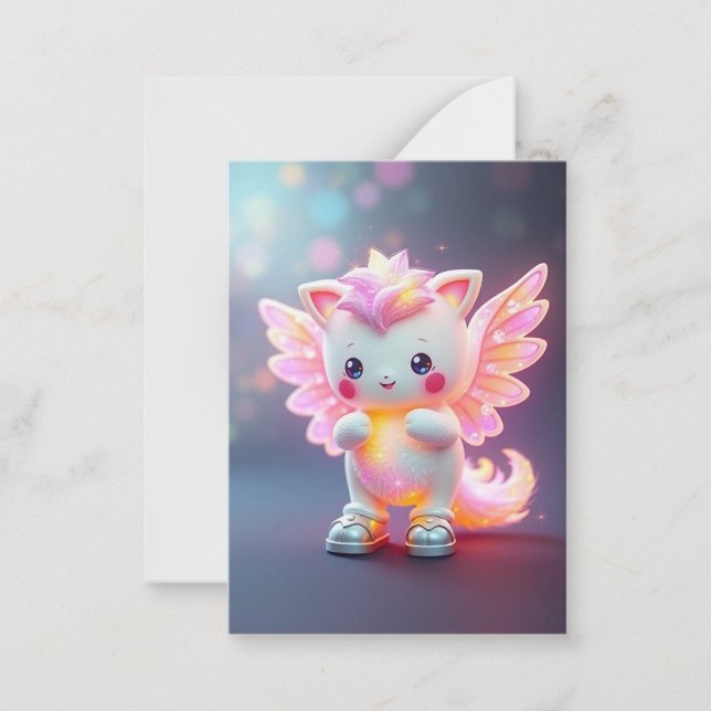 Bible Pals #1 - Nini (No Text) Note Card (Front)