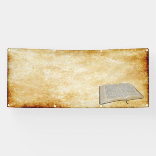 Bible Parchment Blank Church Banner