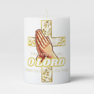Bible Psalm 39:12 Pillar Candle