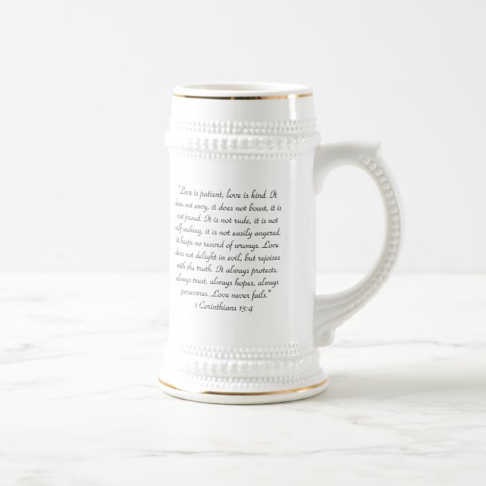 Bible Quote 1 Corinthians 134 Coffee Mug