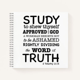 Bible Quote 2 Timothy 2:15 Journal