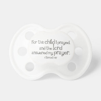 bible quote baby pacifier