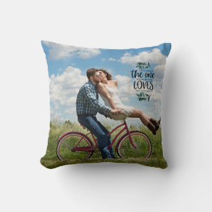 Bible Quote Custom Photo Throw Pillow
