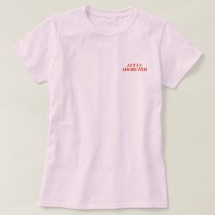Bible Quote Graphic T-Shirt   Let Us Adore Him