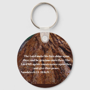 Bible quote keychain